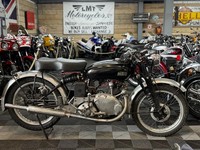 1949 Vincent Comet Series C motorcycle outfitted with original HRD badges | px 