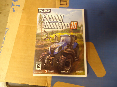 FARMING SIMULATOR 15 Video Game for PC (DVD) by Giants w/ Manual