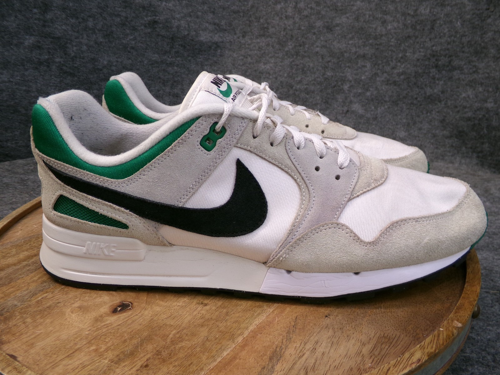 Nike Air Pegasus 89 Mens Size 13 White Black Malachite Retro