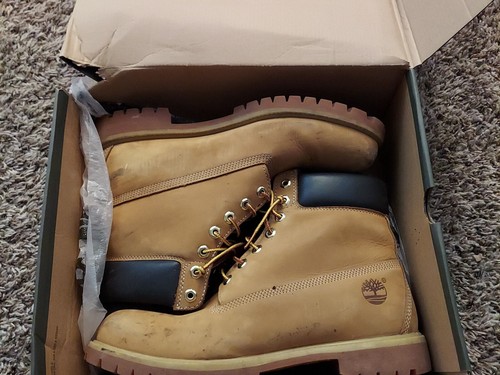 MEN'S Size 12 TIMBERLAND BOOTS 6 INCH PREMIUM WATERPROOF
