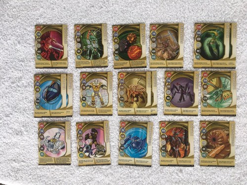 Bakugan 138 Cards Lot Battle Brawlers Holographic Foil Ability 2008 W/ 2 Cases