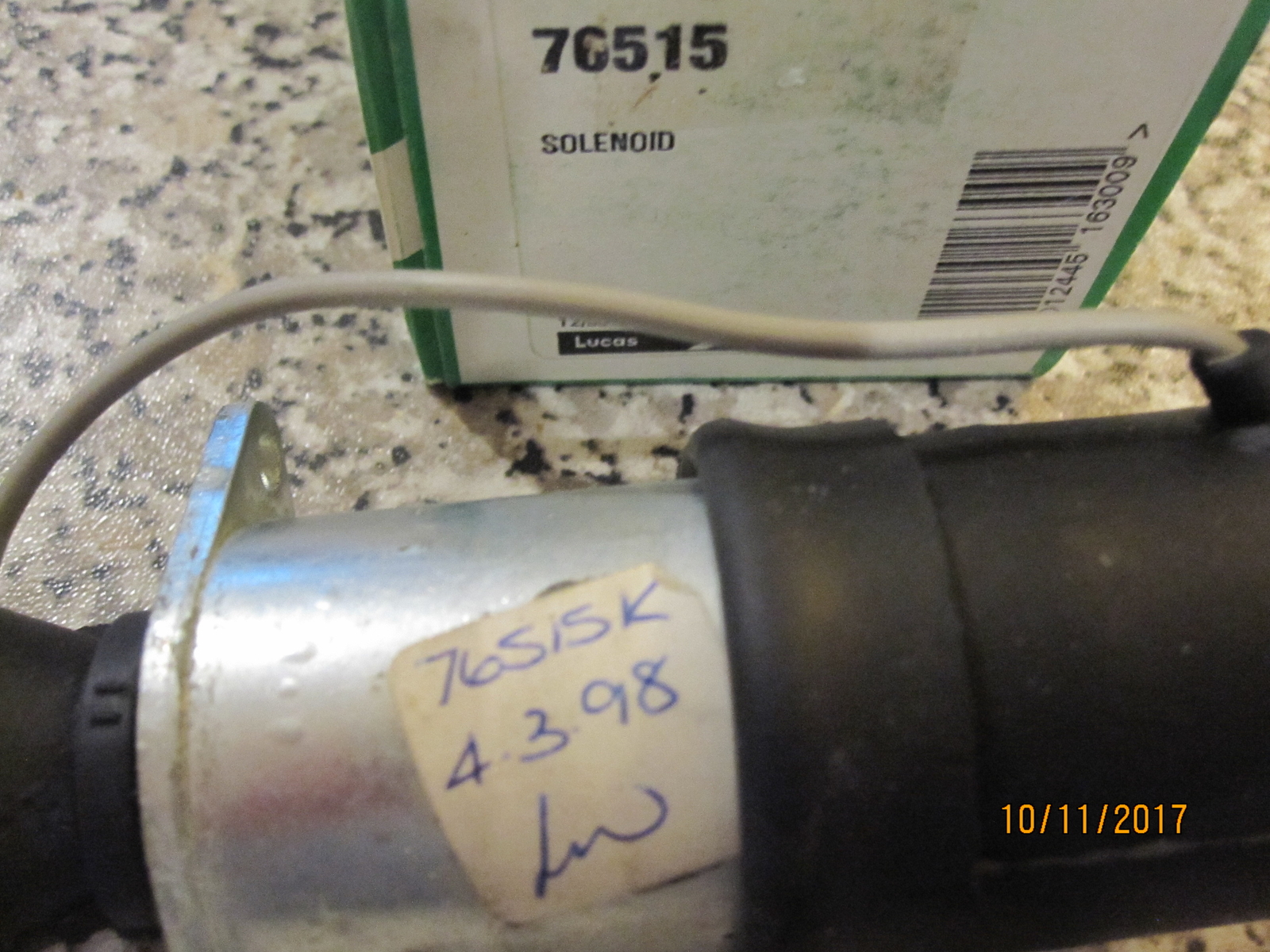 NEW AUSTIN HEALEY 100 AND 100/6 OVERDRIVE SOLENOID LU76515 eBay