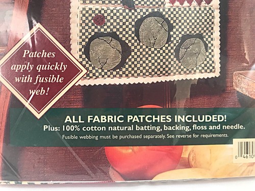 NIP~Bucilla PATCH WORKS FARMERS PRIDE 41135 Wall Hanging Kit~Easy Appliqué