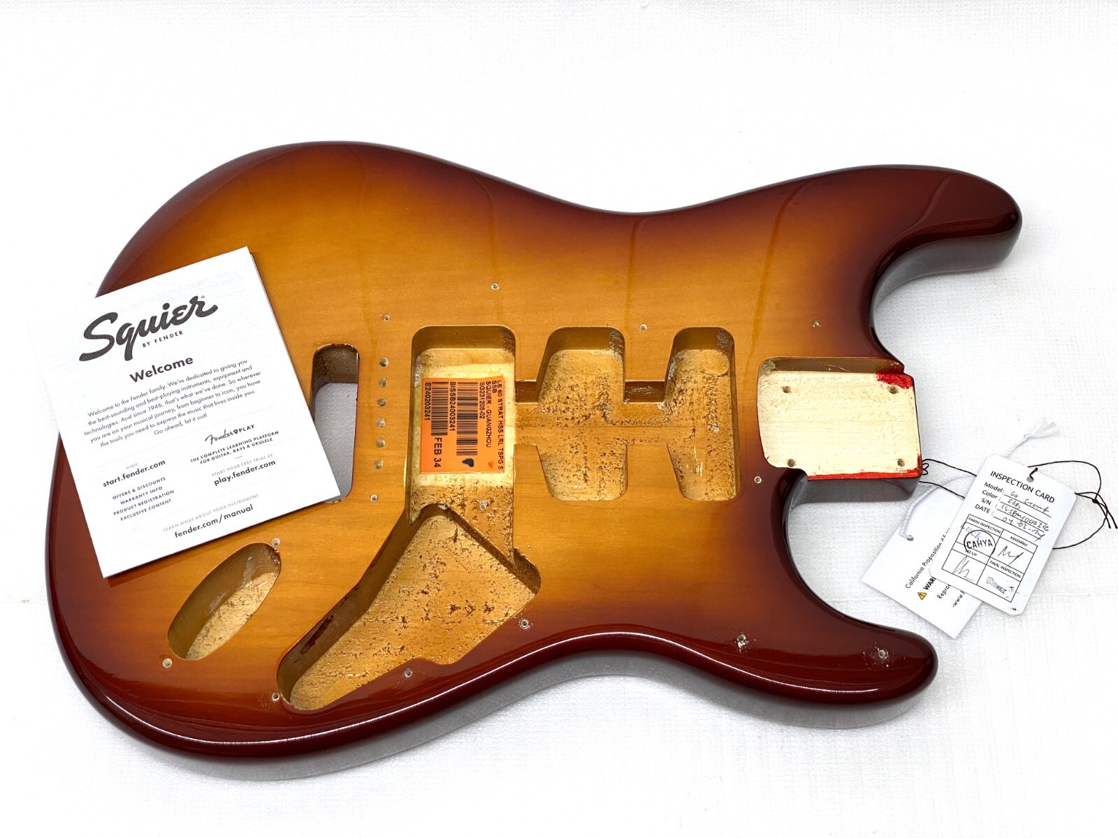 FULL THICKNESS Genuine Fender Squier STRAT BODY Classic Vibe