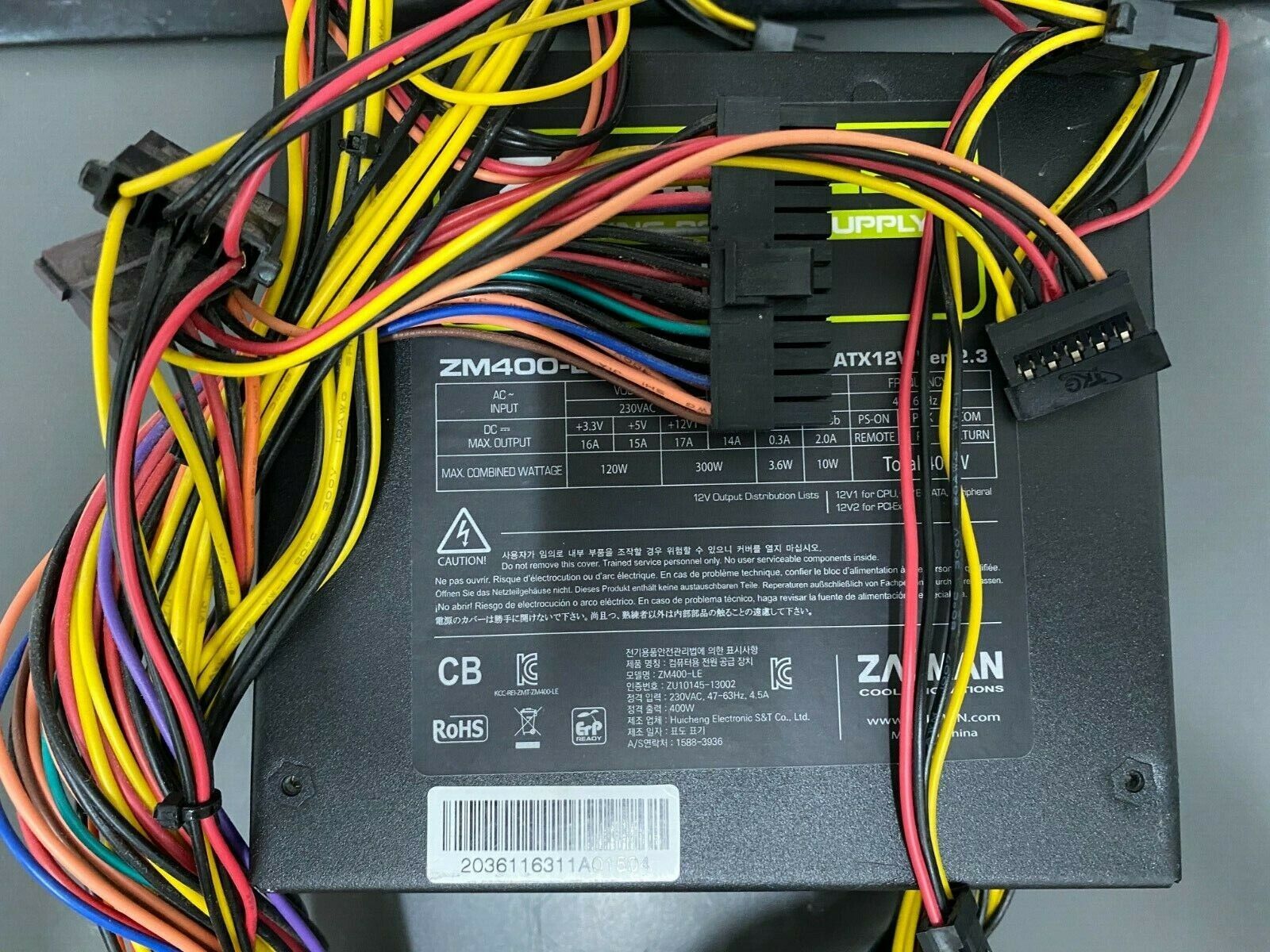 ZM400-LE - ZALMAN - Zalman ATX 400 Power Supply ZM400-LE | eBay ZM400-LE - ZALMAN - Zalman ATX 400 Power Supply ZM400-LE | eBay