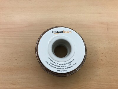 Amazon Basics 16-Gauge Speaker Wire 100' Roll - New
