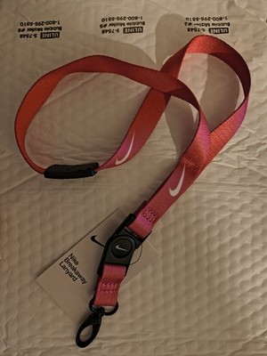 light pink nike lanyard