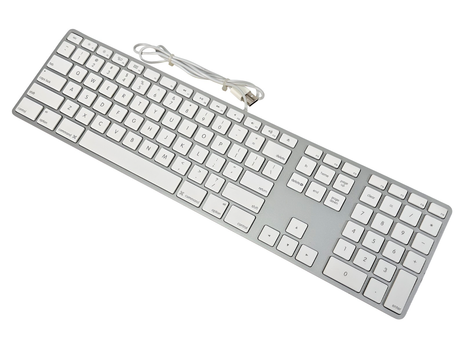 Apple Keyboard A1243 MB110J/A JISMB110J/B (テンキー付き) 英字 USBキーボード Apple Keyboard A1243 日本語キーボード未使用品 Apple 純正 有線
