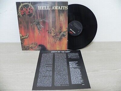 Slayer - Hell Awaits 1992 KOREA Vinyl LP W/Insert