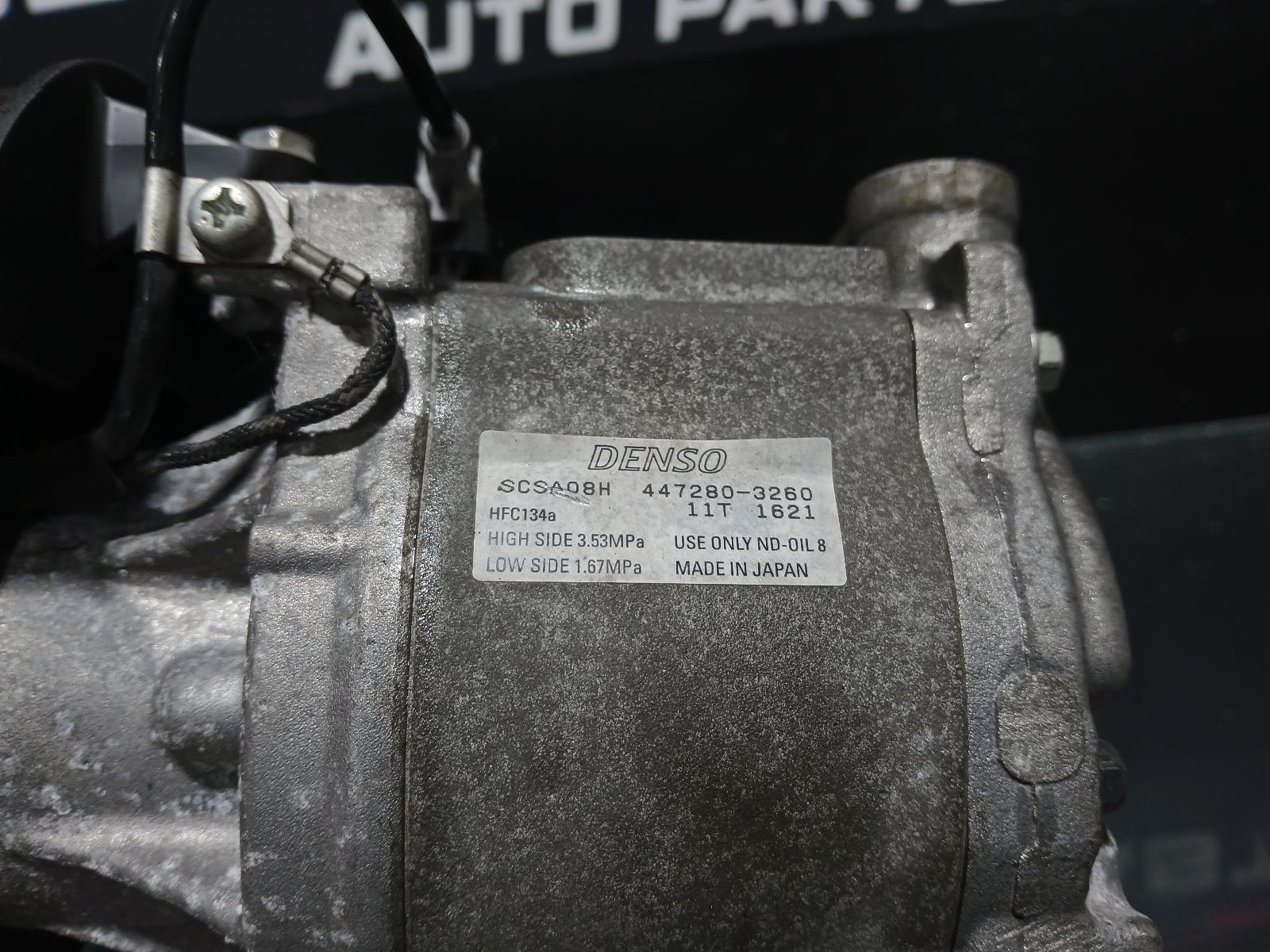 2016 Subaru Brz A/C COMPRESSOR Z1 PETROL 2.0 FA20 DENSO SCSA08H / 447280-3260 0 image 2