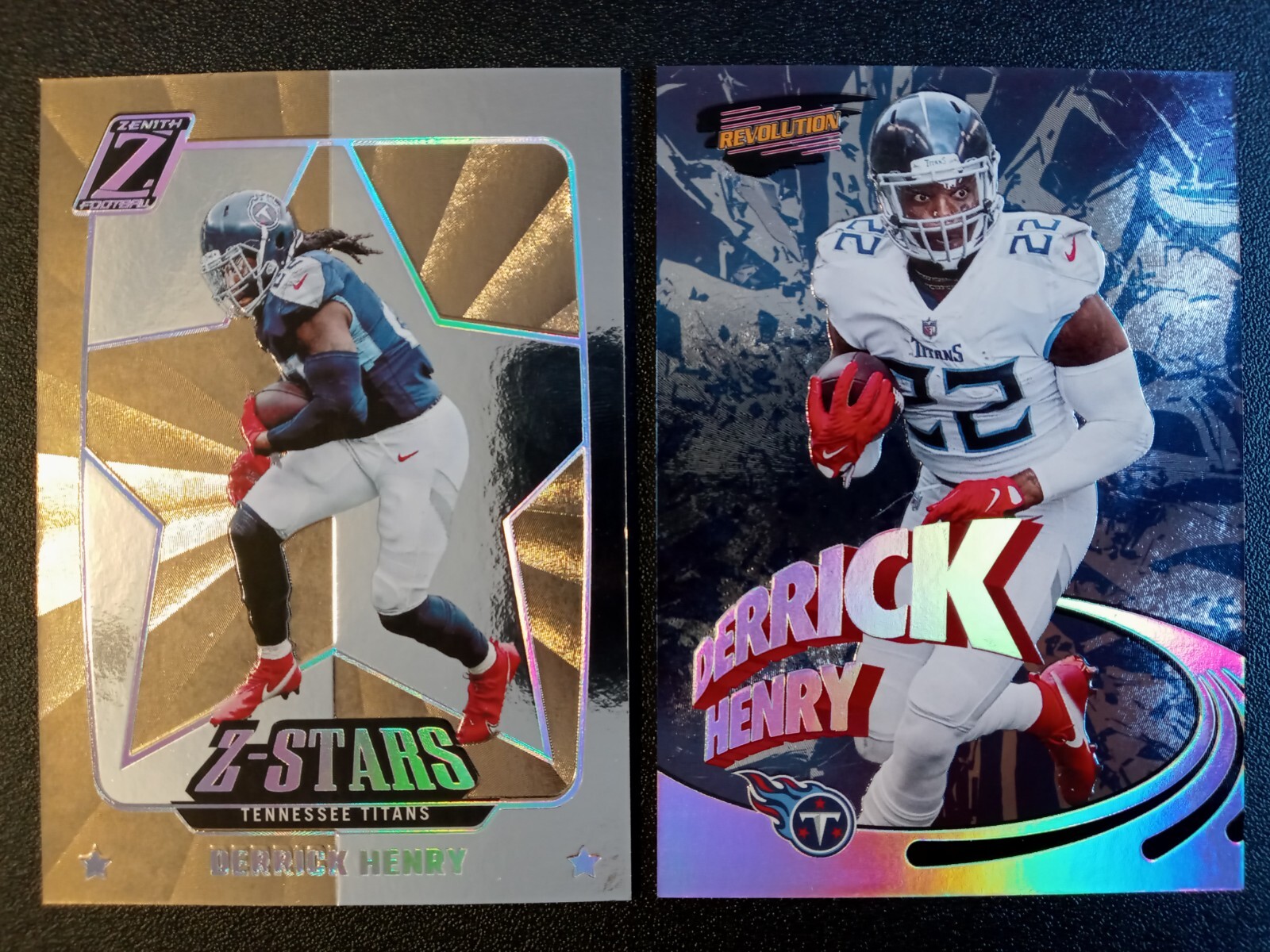 2) 2022 Panini Zenith Z-Stars Derrick Henry # ZS-25,PR-12 2) 2022 Panini Zenith Z-Stars Derrick Henry # ZS-25,PR-12