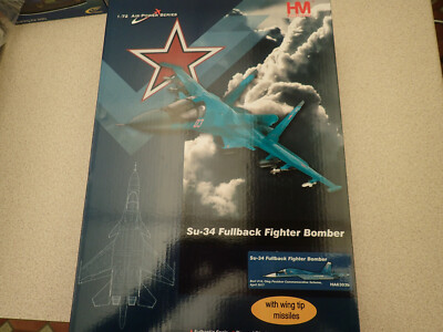Hobbymaster HA6303B SU-34 Fullback Fighter Bomber BORT #10 April 2017 Untouched