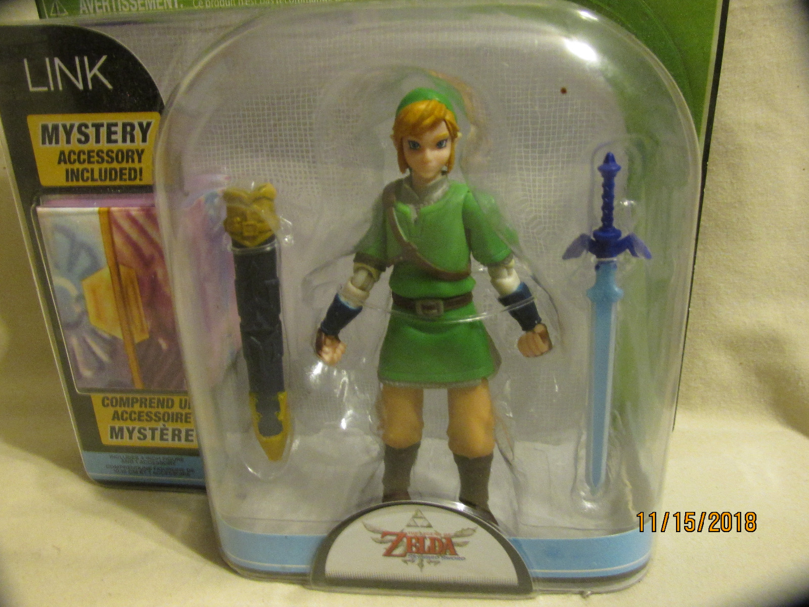 JAKKS World of Nintendo Link Legend of Zelda Skyward Sword 4 in. Series 1-1