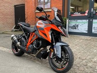 2022 KTM 1290 Superduke GT sports touring motorcycle in Orange 