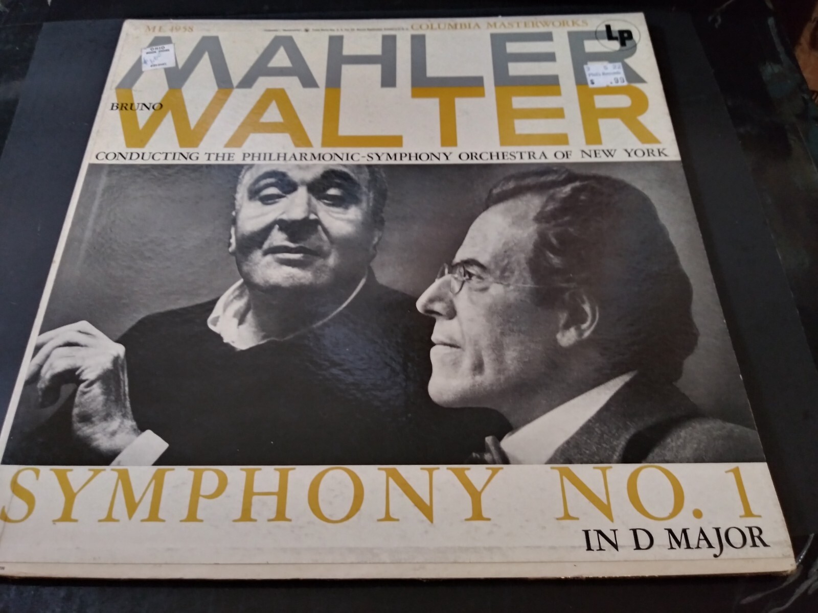 Bruno Walter - Mahler: Symphony No 1 in D Major VG Original