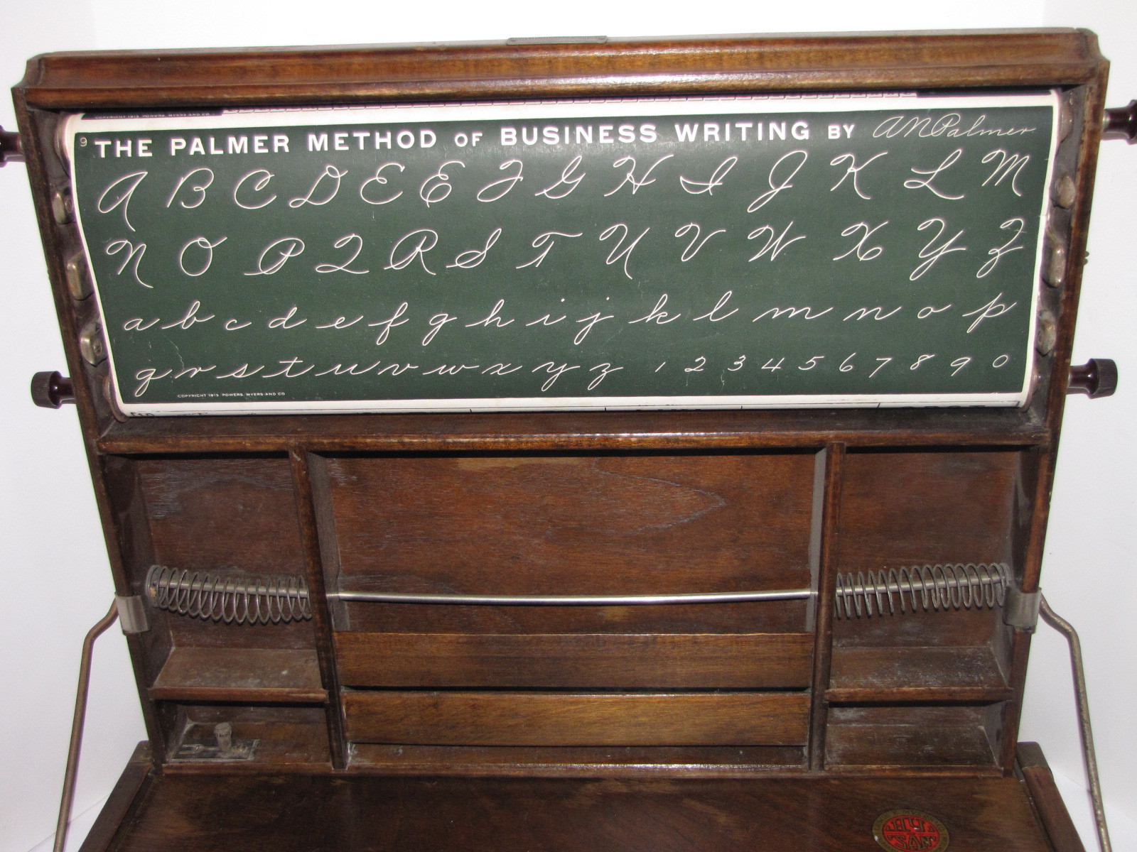 ANTIQUE CHAUTAUQUA INDUSTRIAL ART DESK LEWIS MYERS LEARNING TEACHING SCHOOL