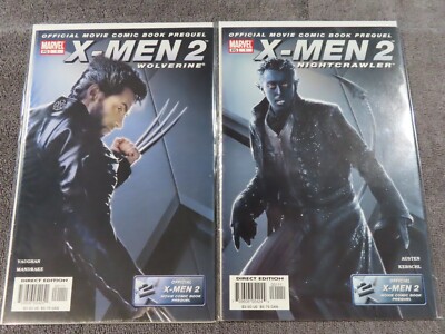 2003 MARVEL Comics X-MEN 2 Movie Prequel #1 WOLVERINE & #1 NIGHTCRAWLER - NM/MT