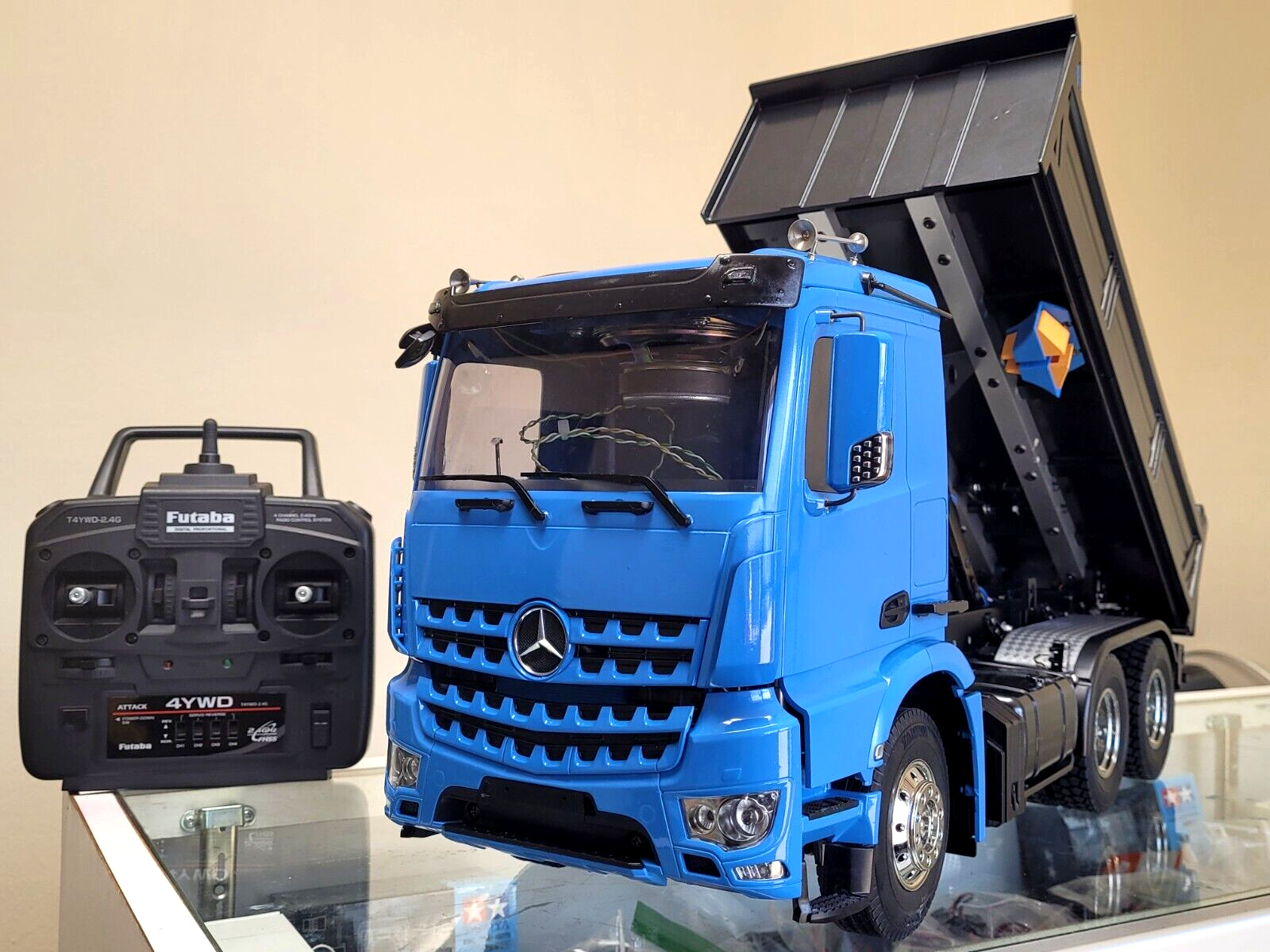 Mercedes-Benz Arocsタミヤ RC トレーラーキャビン フルオペ