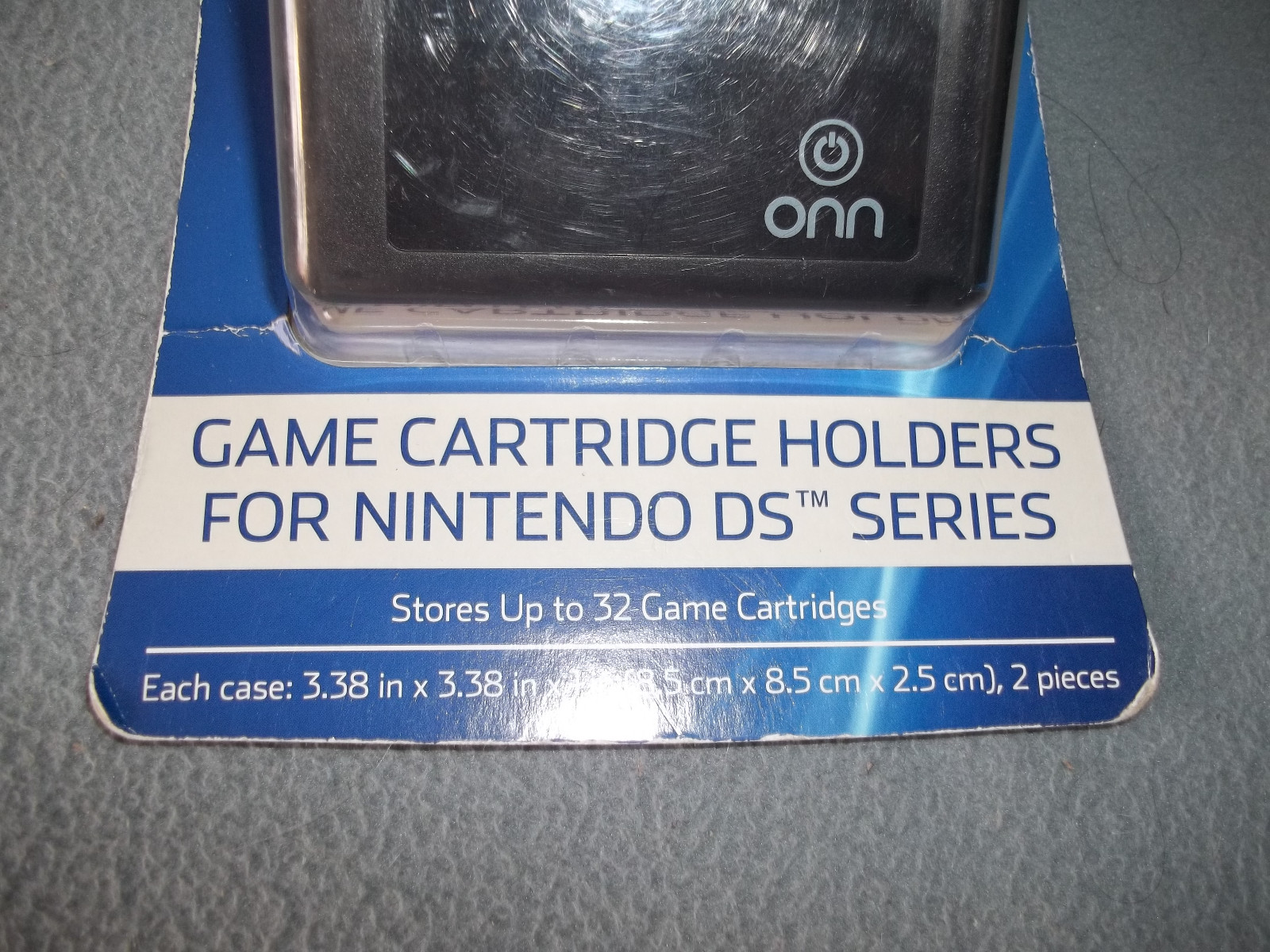 Nintendo Ds Game Cartridge Holders - Black Plastic