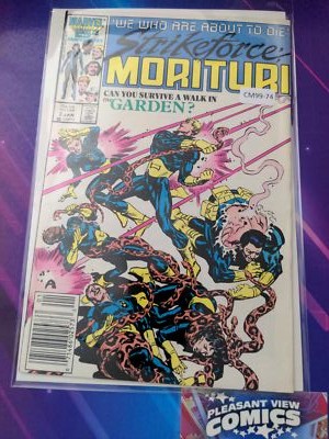STRIKEFORCE: MORITURI #2 8.0 NEWSSTAND MARVEL COMIC BOOK CM99-74
