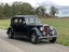 1948 Rover 12 saloon, black with red leather interior.
