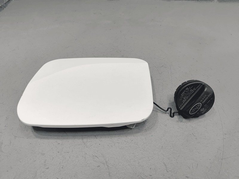 Used 2019-25 Toyota RAV4 Fuel Tank Reservoir Door Lid Flap Cover & Cap *040 OEM White