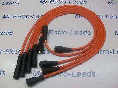 ORANGE 8MM PERFORMANCE IGNITION LEADS ESCORT RS1600 XR3 XR3i FIESTA XR2 QUALITY