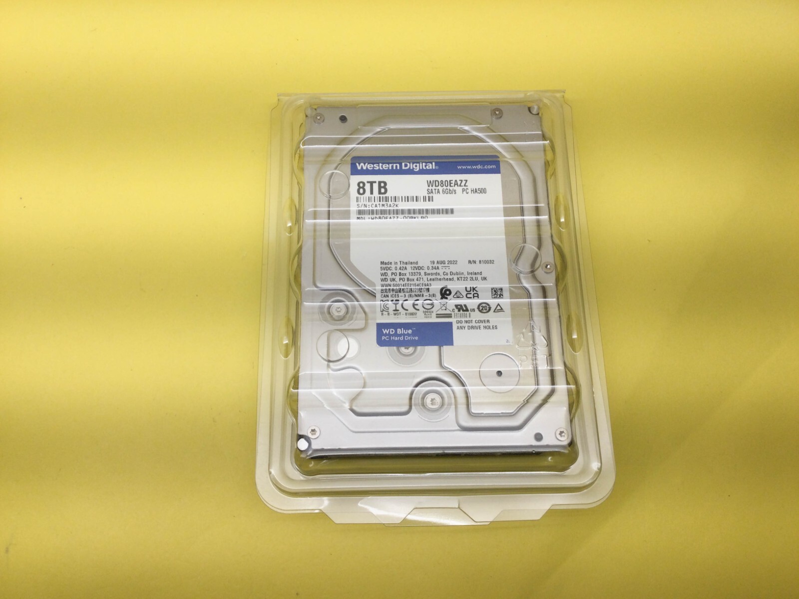 Western Digital 8TB HDD WD80EAZZ WD blue 8TB WD80EAZZ 少し SATA