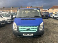 2014 Ford Transit D/Cab Chassis TDCi 125ps [DRW] TIMING CHAIN NOT BELT TIPPER CH