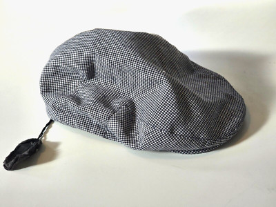 BRIXTON BROOD SNAP CAP NEW SIZE M BLACK/ GREY HOUNDS TOOTH