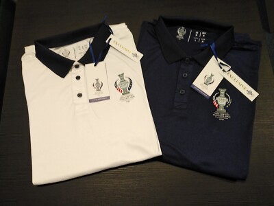 BNWT 2 X MENS GOLF POLO SHIRTS SIZE M. SOHEIM CUP FINCA CORTESIN ANDALUCIA 2023