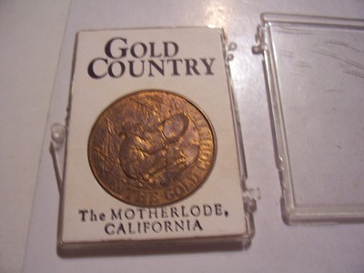 MOTHERLODE GOLD COUNTRY CALIFORNIA COLLECTION BRASS COIN TOKEN