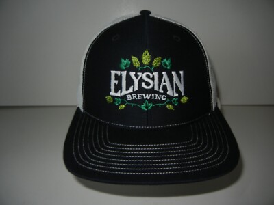 ELYSIAN BREWING Black SEATTLE BREWERY TRUCKER HAT Beer Snapback Gym Baseball Cap