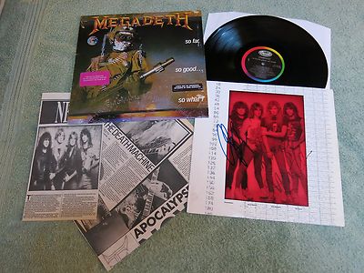 米LP Megadeth So Far, So Good... So What! C148148 Capitol Records, Com /00260 Megadeth – So Far, So Good So What! – Vinyl (LP, Album
