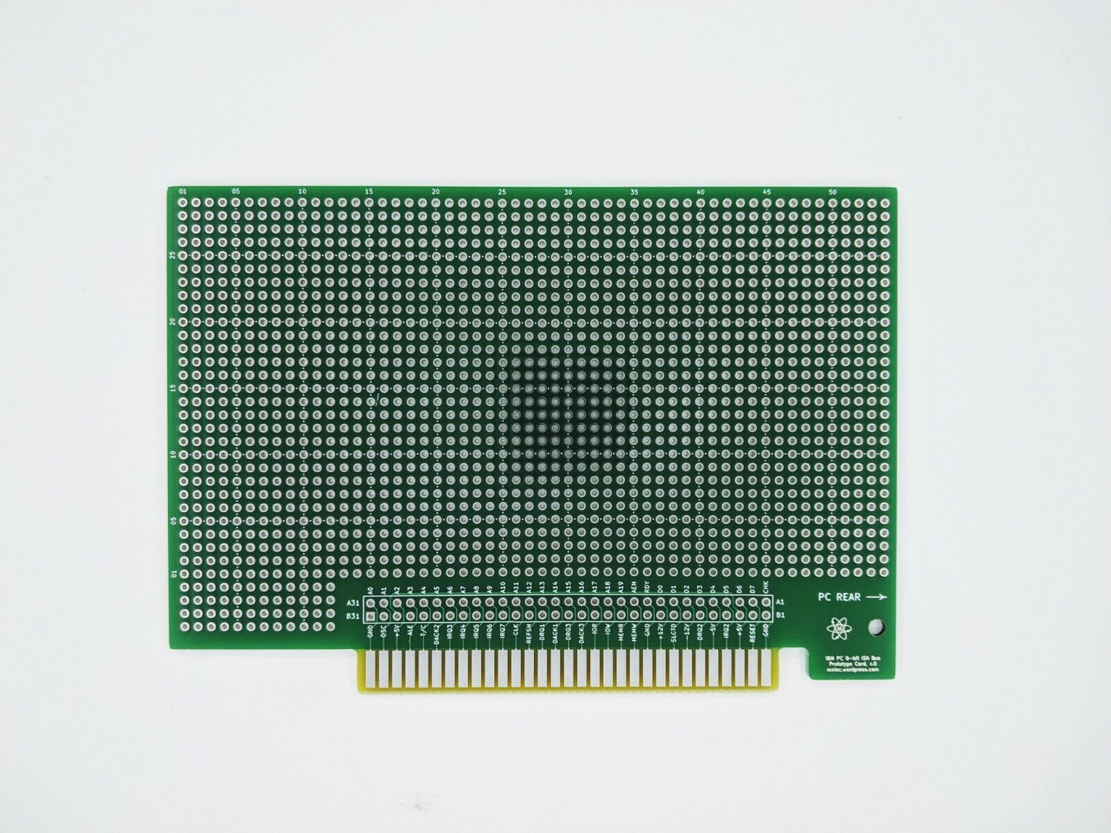 IBM PC XT 8-bit ISA Bus Prototyping Card PCB board FR4 IBM PC XT 8-bit ISA Bus Prototyping Card PCB board FR4