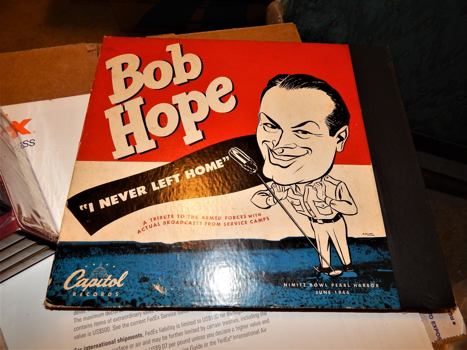 Bob Hope Collection: Never Left Home Book, Record Set, 13 DVD Movies (6 Road To)