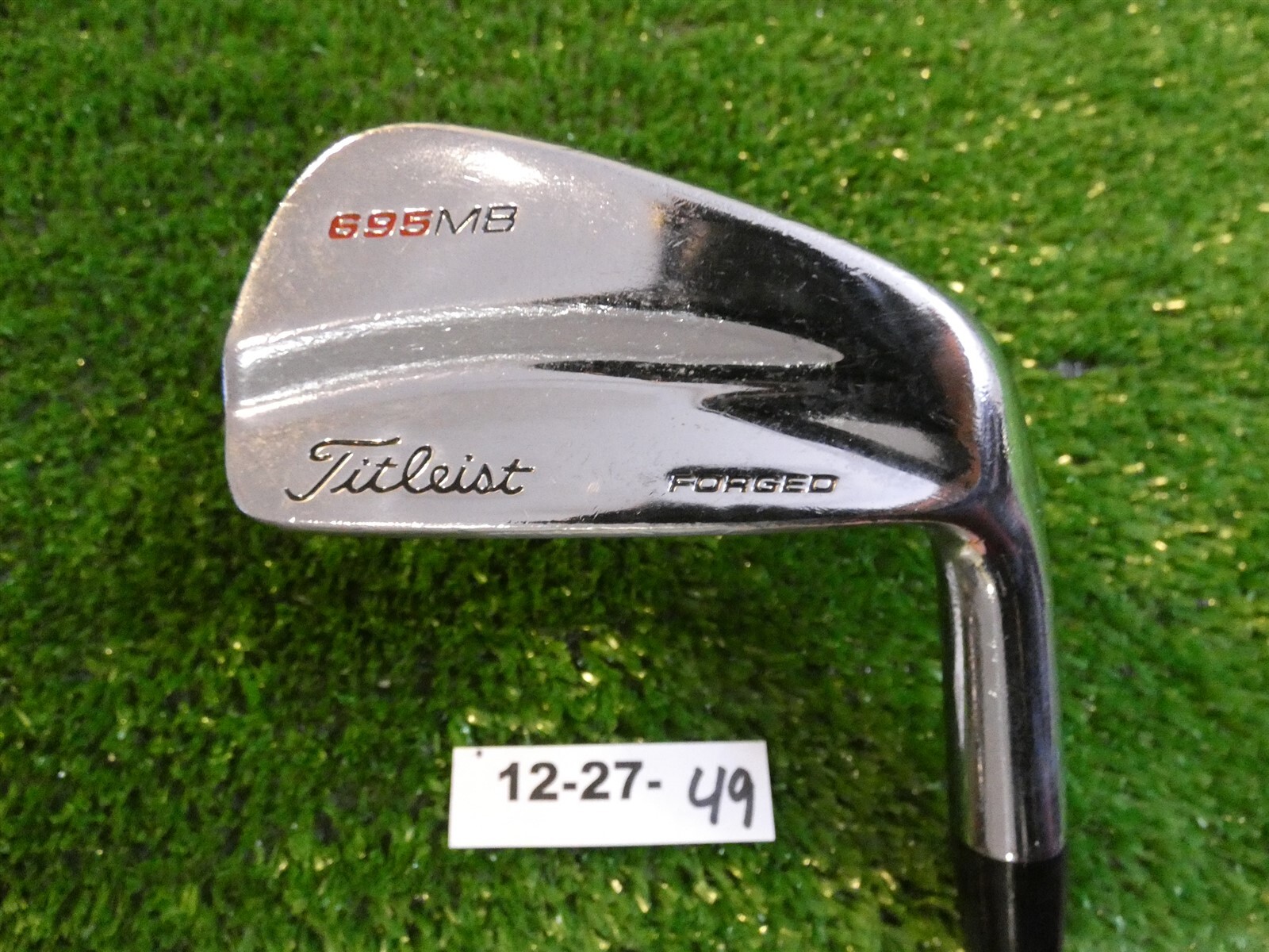 Titleist 695 MB Forged 6 Iron True Temper Stiff Steel +.5