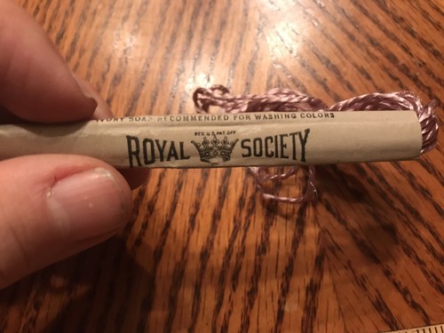 Antique Royal Society Celesta 1212 Purple Olde Stock Fabric & Crafts Skein