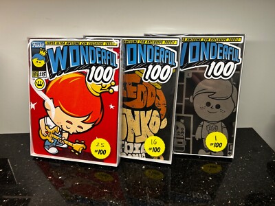 Freddy Funko SDCC 2016 Set of Three Wonderful 100 T-Shirts LE 100 EACH (M)