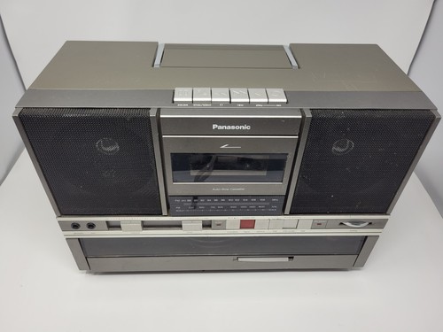 Vintage 80's Panasonic SG-J500 Record Player Powers On, Runs