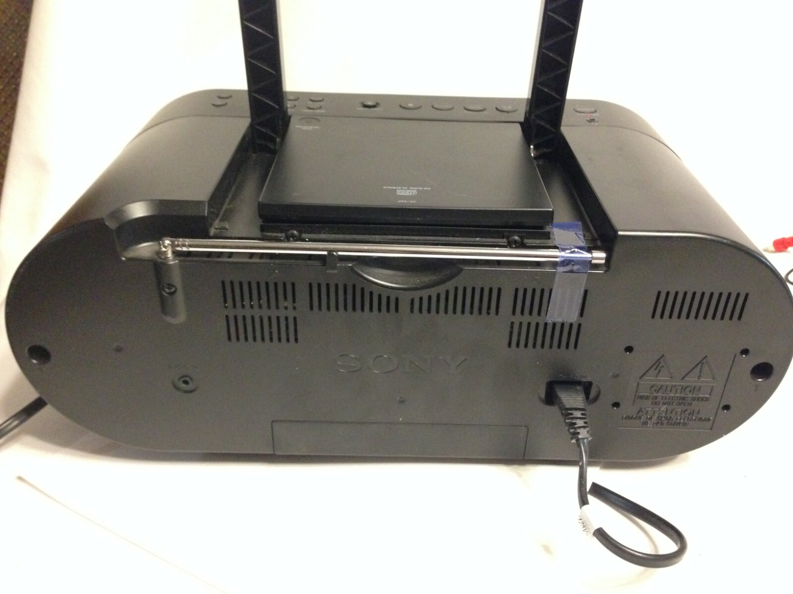 SONY ZS-S41P Portable CD AM/FM Radio IPod Player Great Condition!