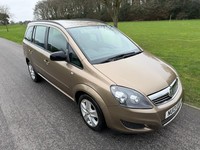 2013 Vauxhall Zafira 1.8i Exclusiv 5dr disabled access vehicle  MPV Petrol Manua