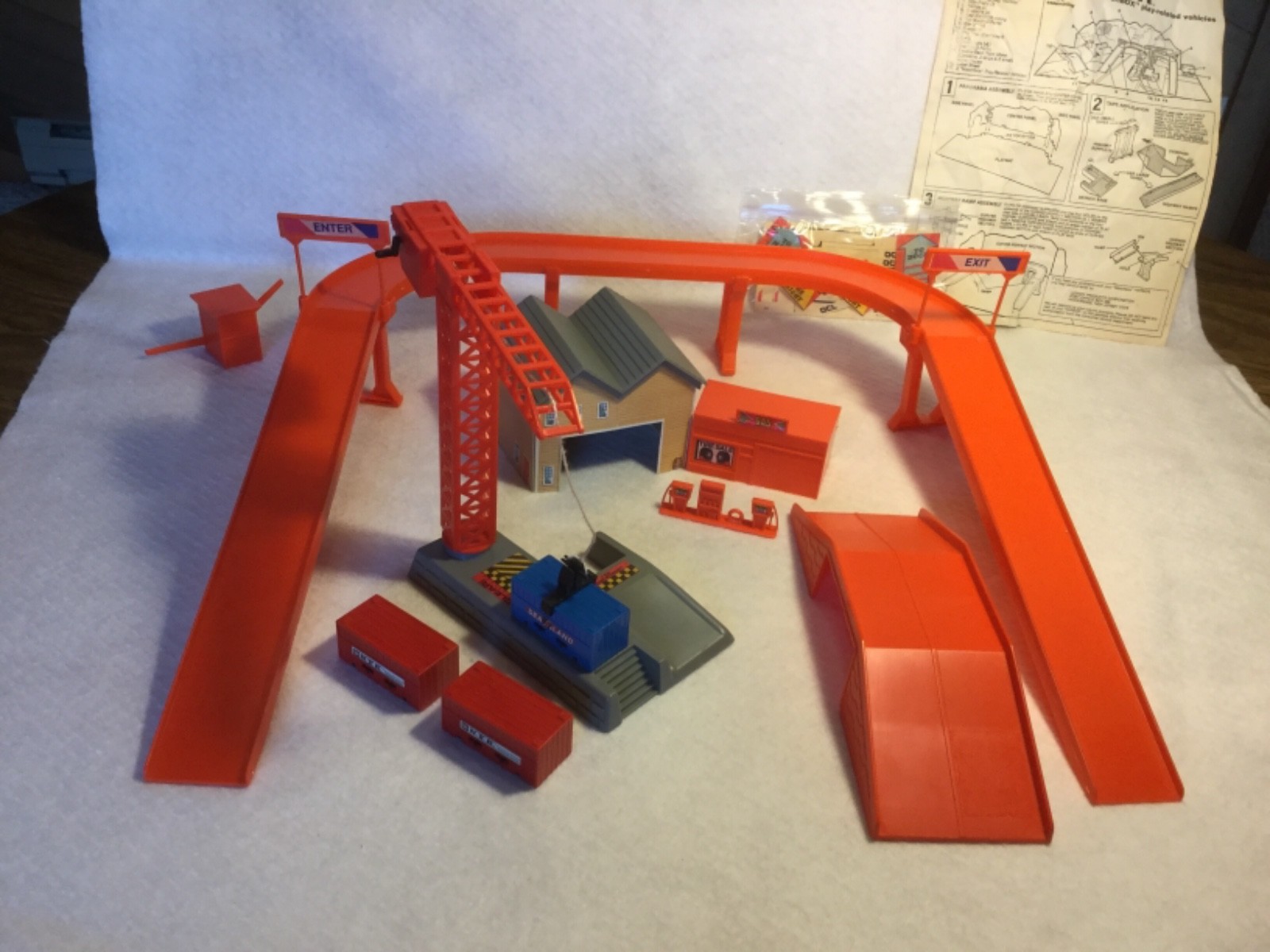 1970s Vintage Lesney Matchbox HARBOR Playset Boxed Freighter Restoration / Parts