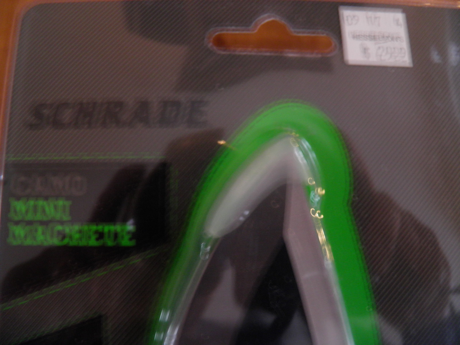 Schrade~Mini Machete~SCP17-15CP~Camo~Fixed 8.75