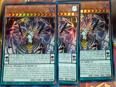 Yugioh D/D/D/D Super-Dimensional Sovereign Emperor Zero Paradox X3 BLMR-EN046