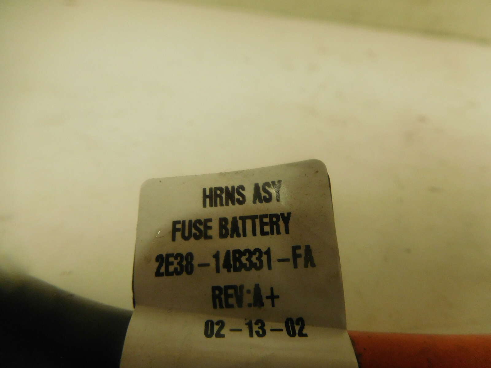 2002 Ford Think (Golf Cart) Battery Cable Positive
