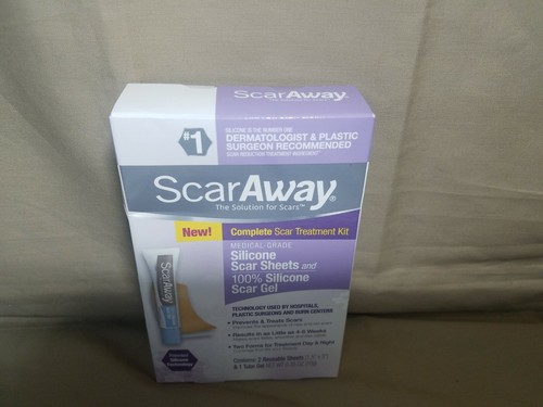 ScarAway Complete Scar Treatment Kit Scar Treatment Gel & Sheets Exp 07/20
