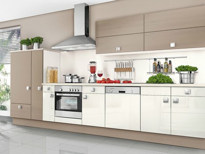 купить Nolte Matrix 150 Lux Küchenzeile Mit Highboard 395cm на