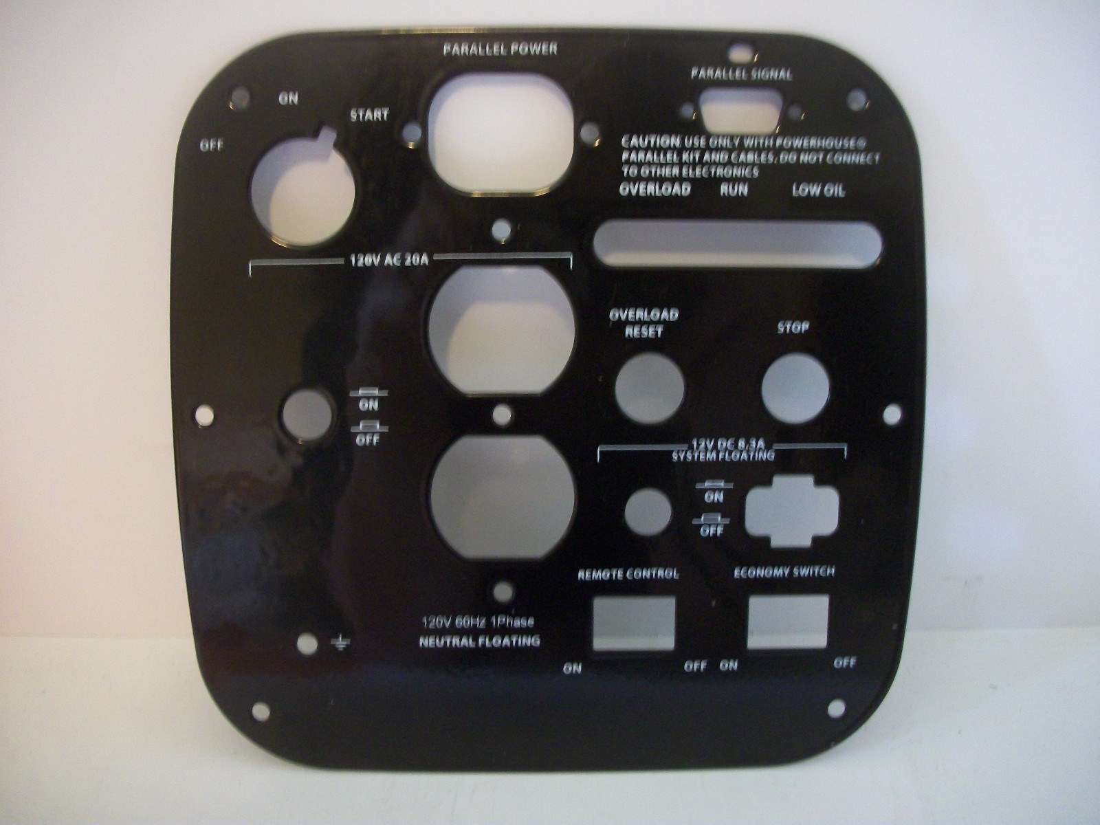 69781 Metal Control Panel Only for a PH2100PRi Powerhouse 04120218