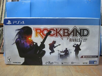 SONY PLAYSTATION 4 PSA ROCKBAND RIVALS BAND KIT-BUNDLE--NEW IN OPENED BOX